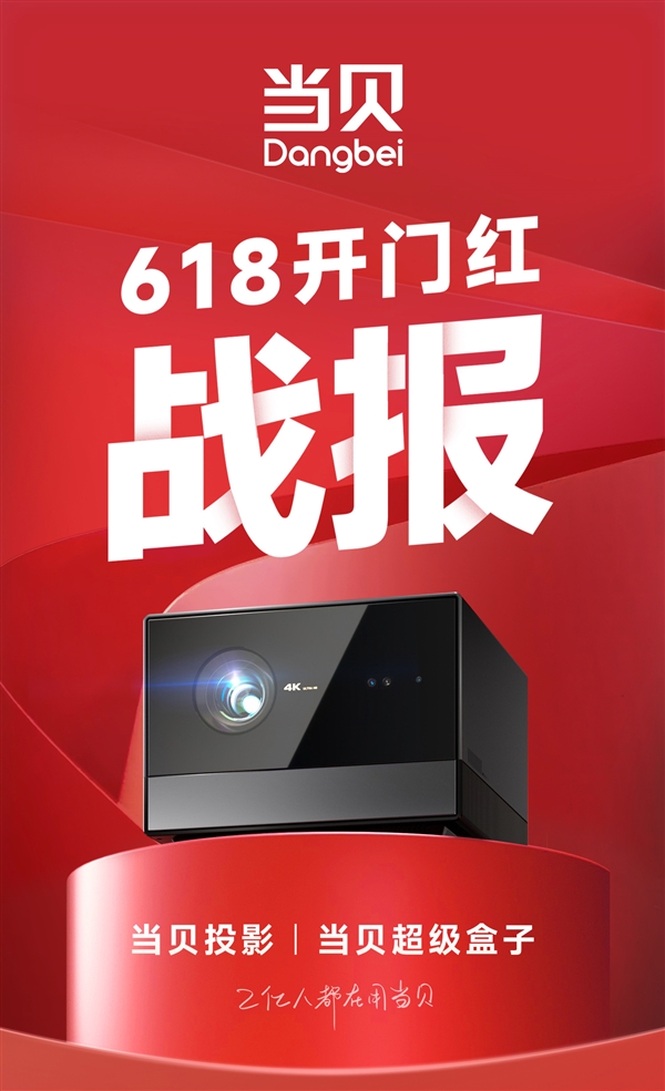 2023年618当贝战报 延续激光销量第一 同比增长200%